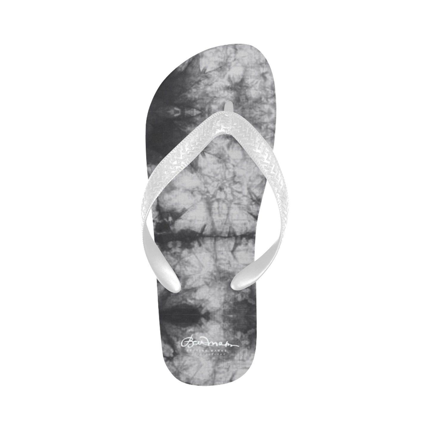 Grey Tie Dye Flip Flops for Men/Women