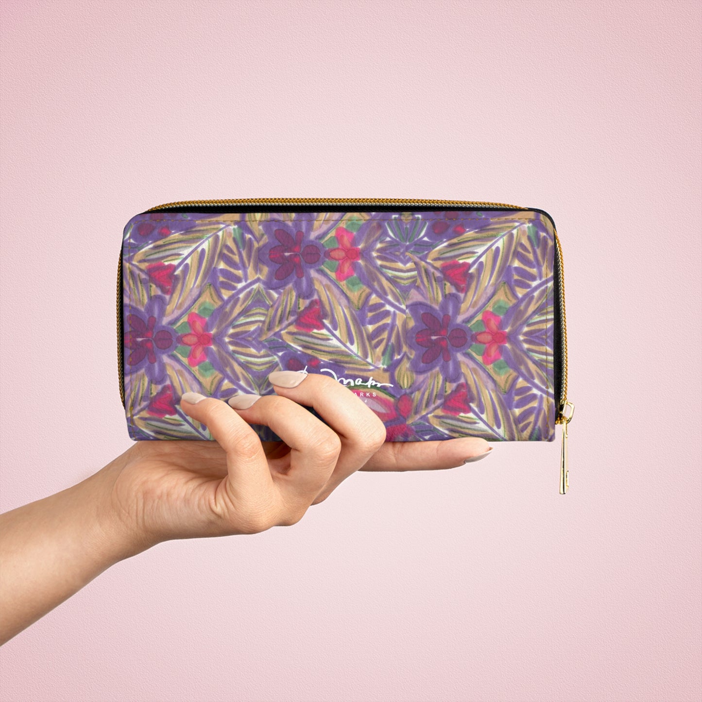 Seychelles Tropical Zipper Wallet