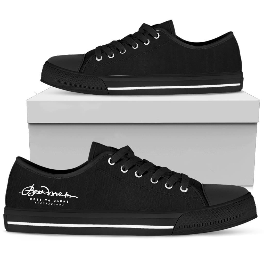 Black Signature Low Top Sneakers