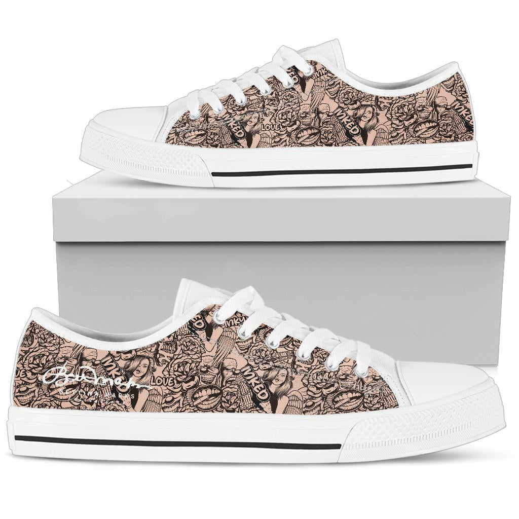 Inked Low Top Sneakers