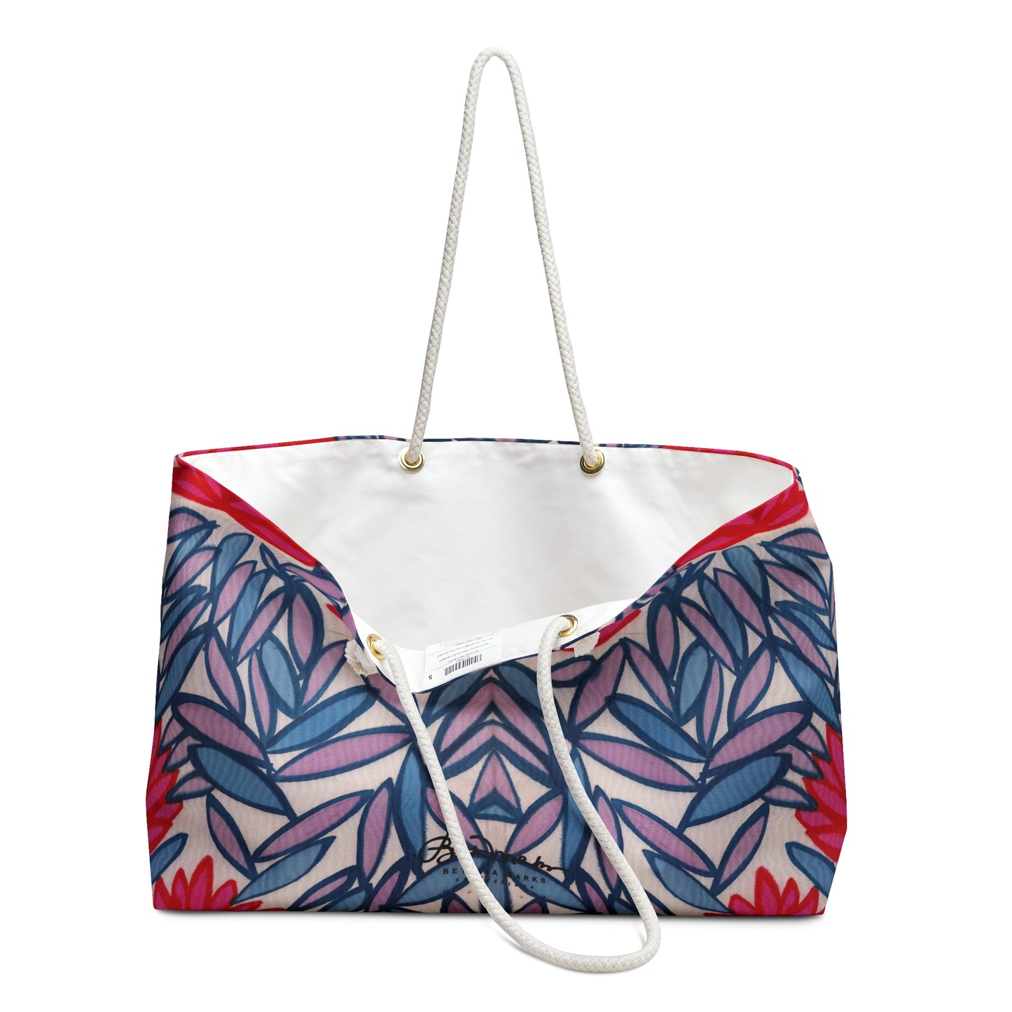 Pink Lotus Flowers Weekender Bag