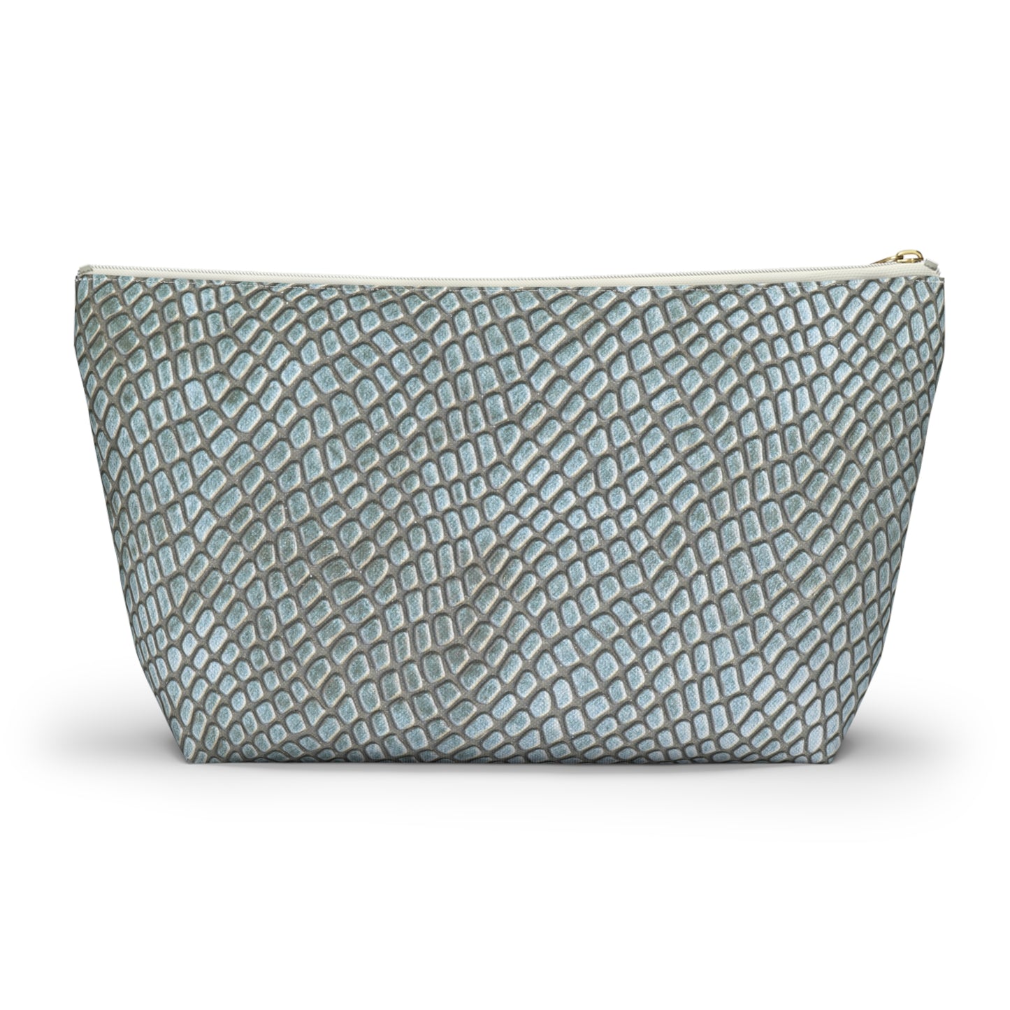 Faded Crocodile Accessory Pouch w T-bottom