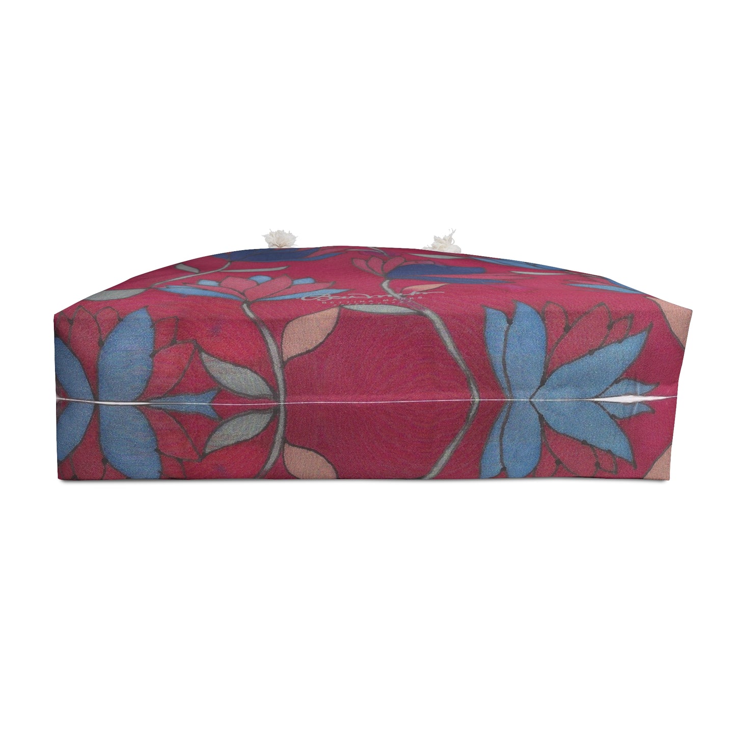 Lotus Flowers On Pink Weekender Bag