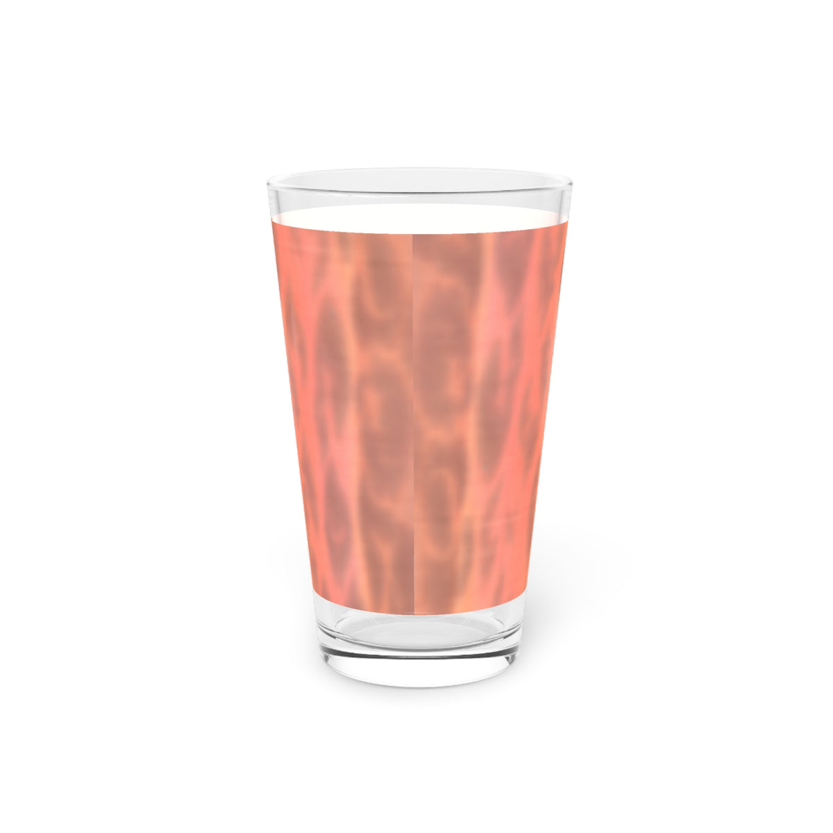 Ombre Leopard Pint Glass