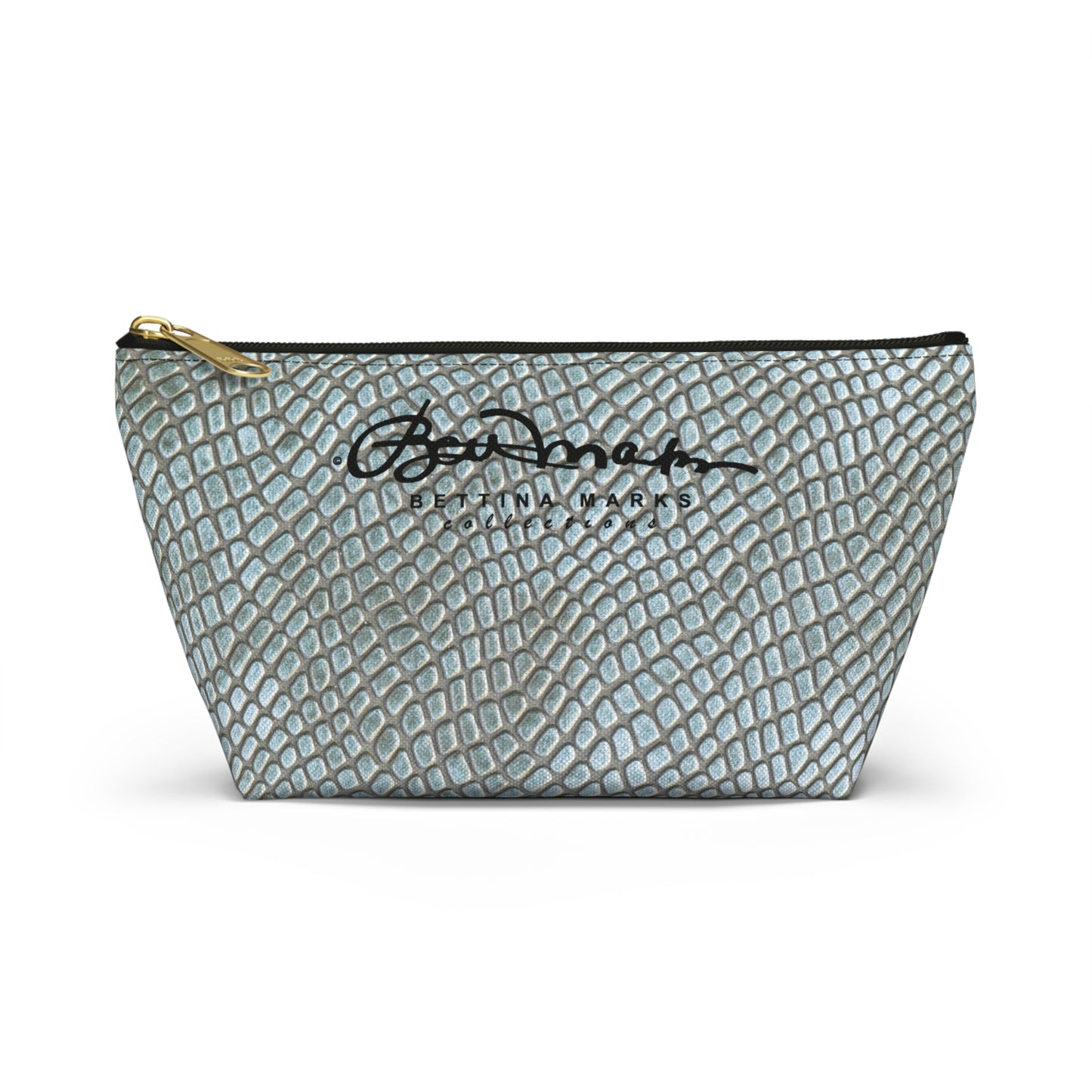 Faded Crocodile Accessory Pouch w T-bottom