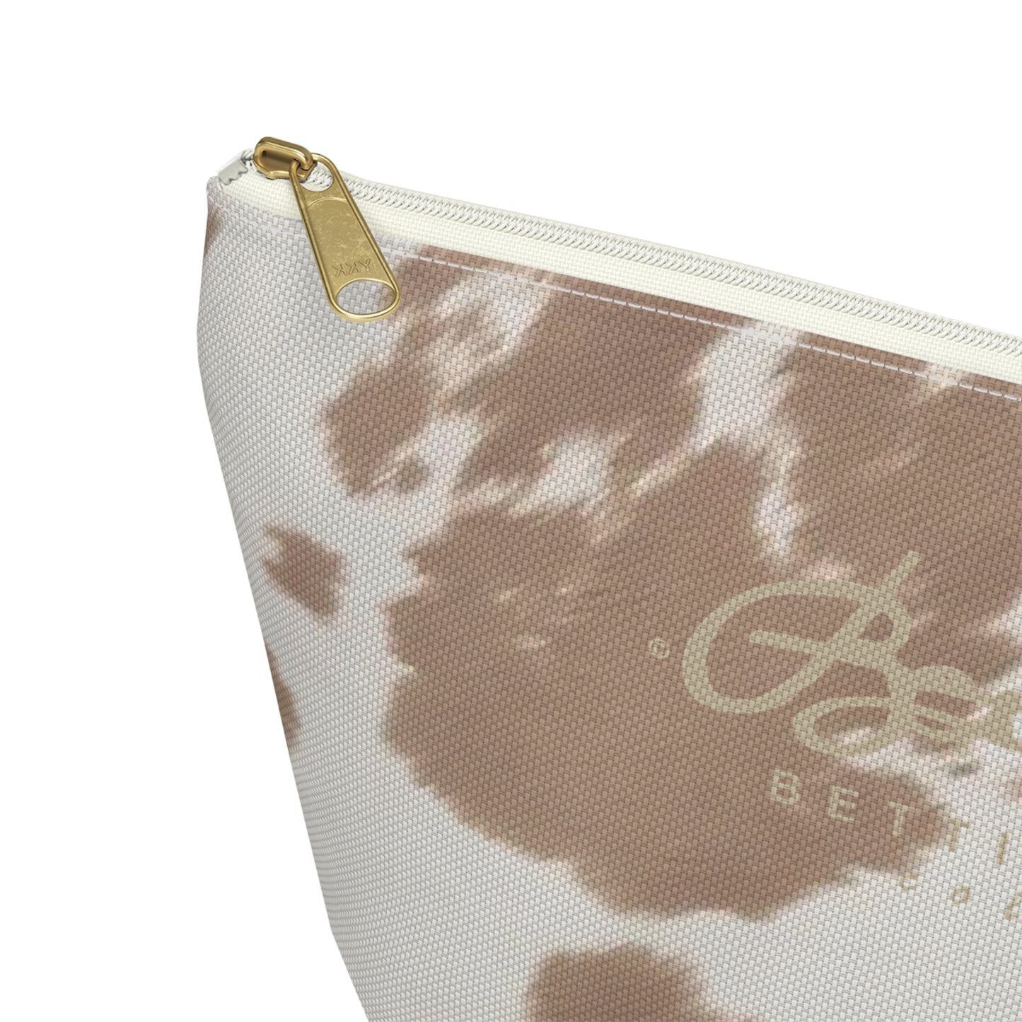 Pony Skin Accessory Pouch w T-bottom