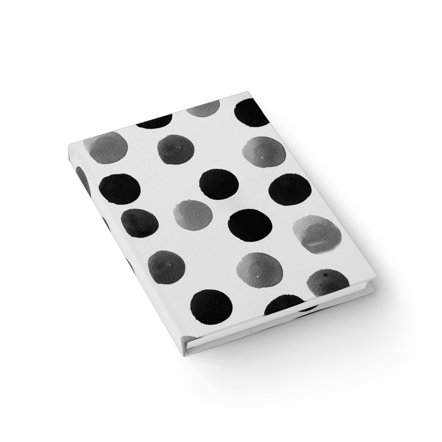 Charcoal Polka Dot Journal