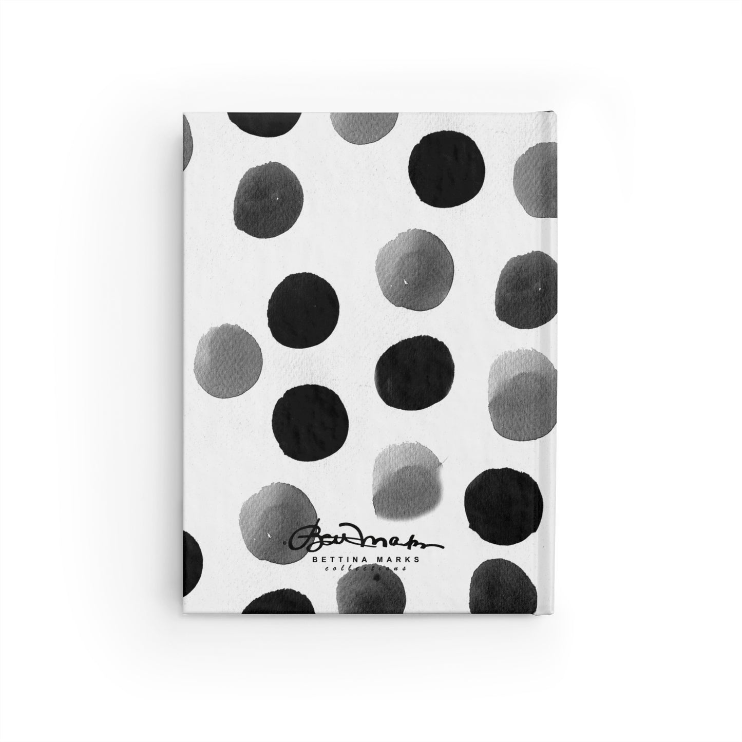 Charcoal Polka Dot Journal