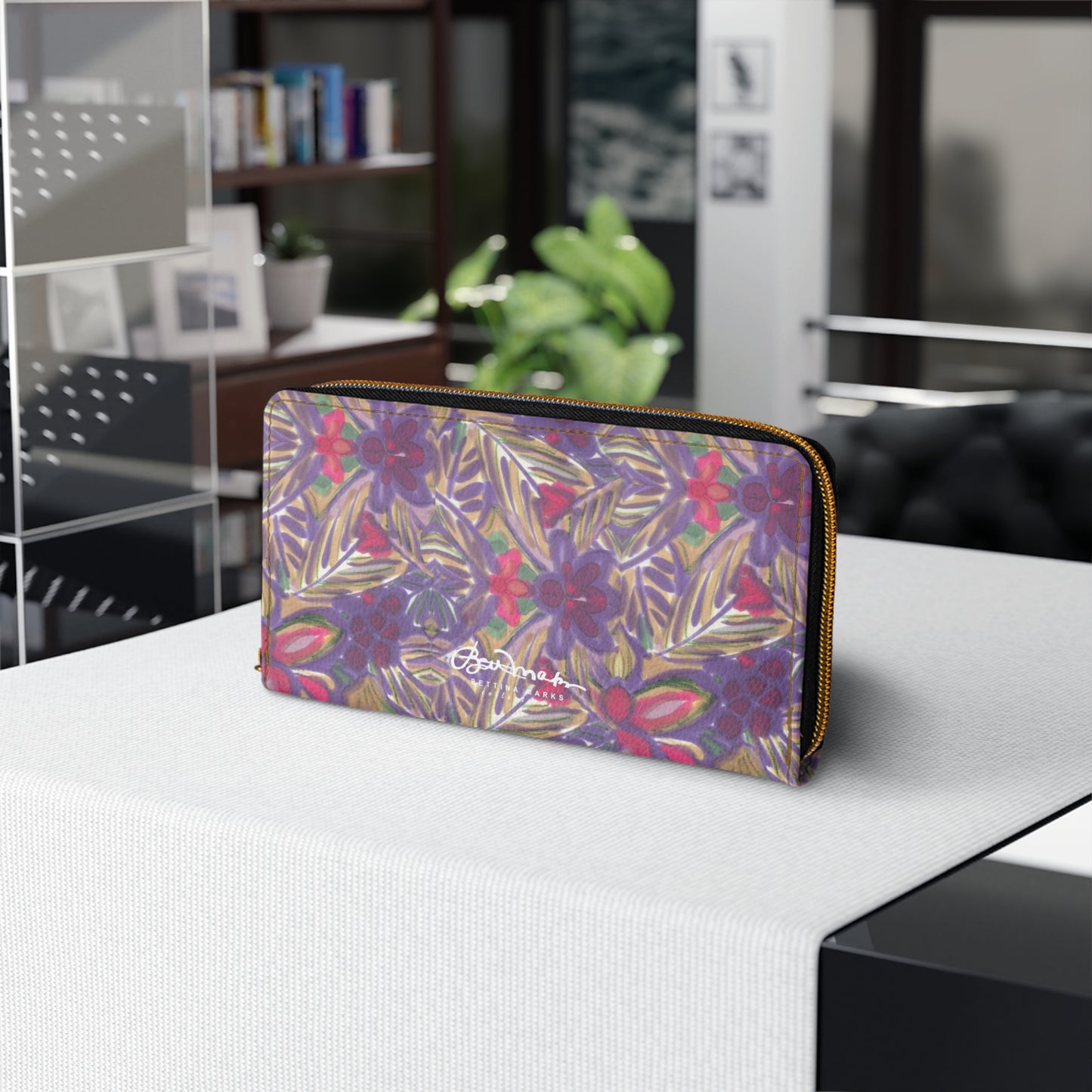 Seychelles Tropical Zipper Wallet