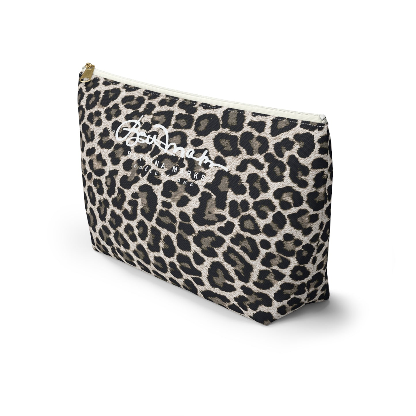 Snow Leopard Accessory Pouch w T-bottom