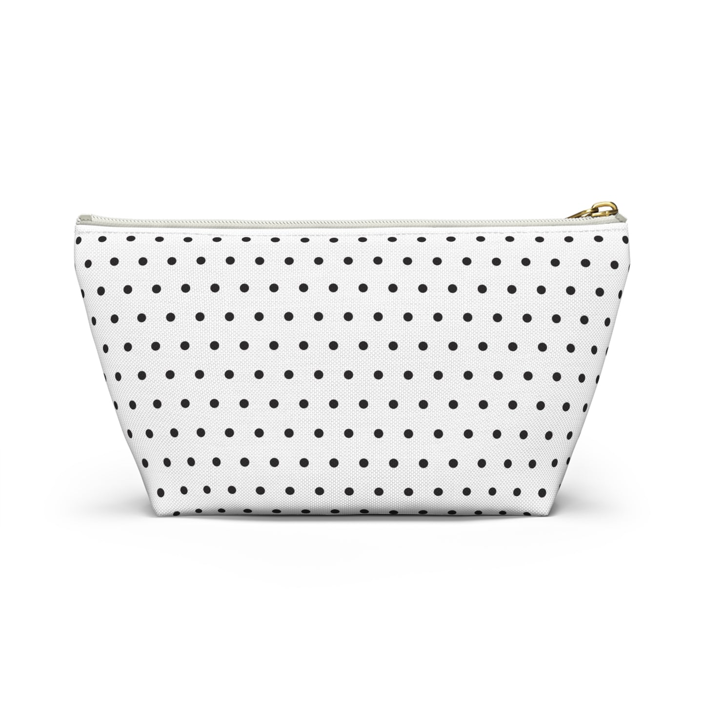 Poppy Seed Polka Dot Accessory Pouch w T-bottom