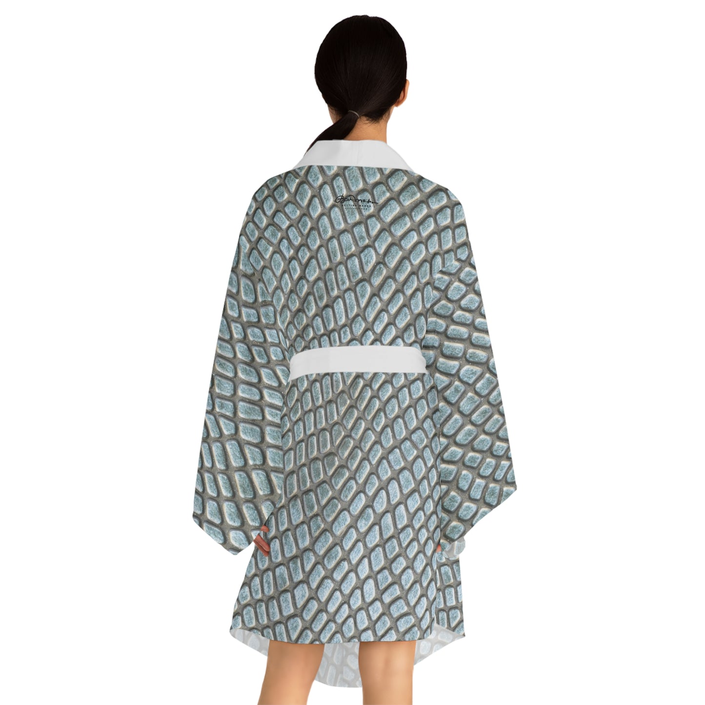 Faded Crocodile Kimono Robe