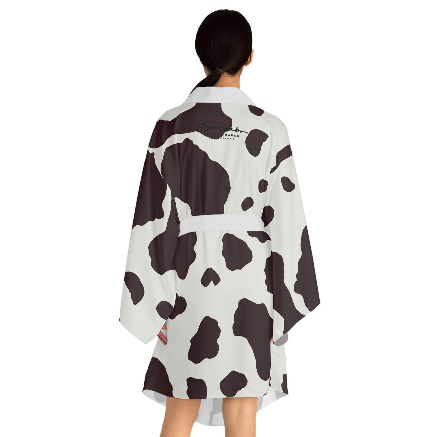 Brown Pony Skin Kimono Robe