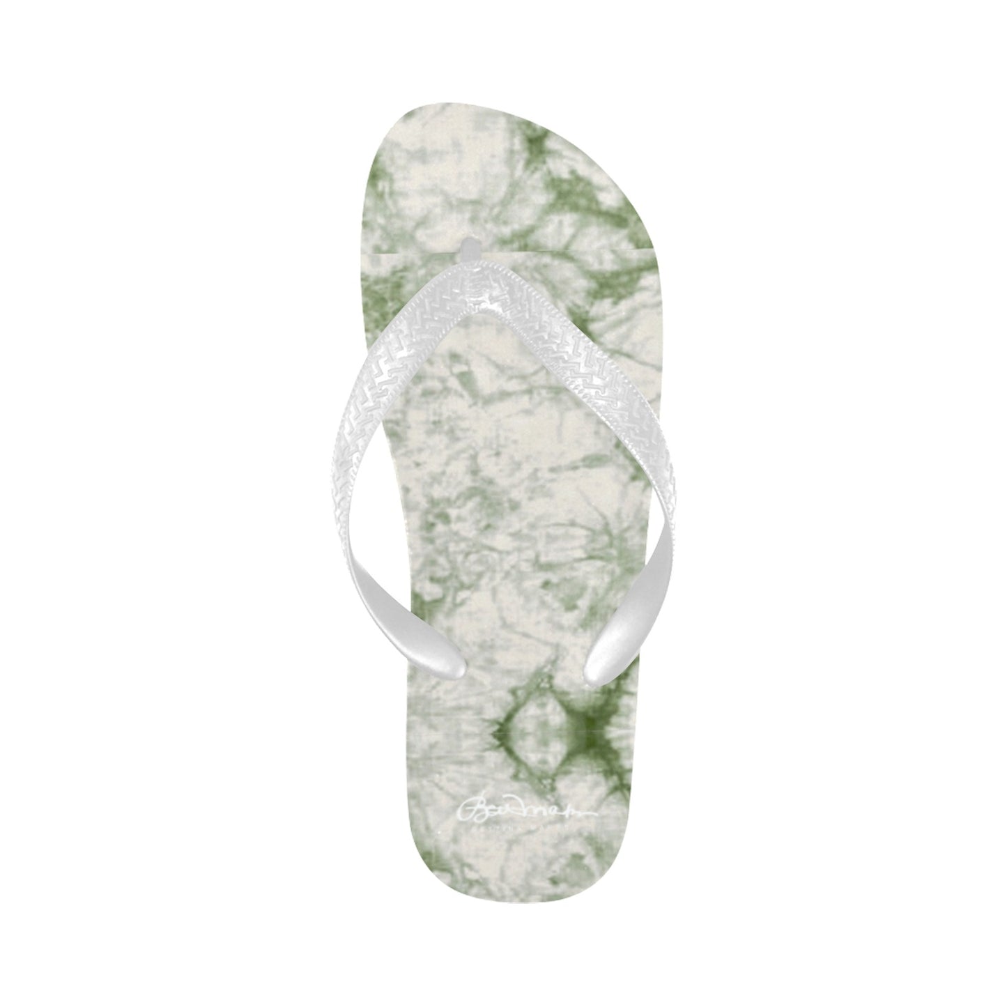 Sage Tie Dye Flip Flops for Men/Women