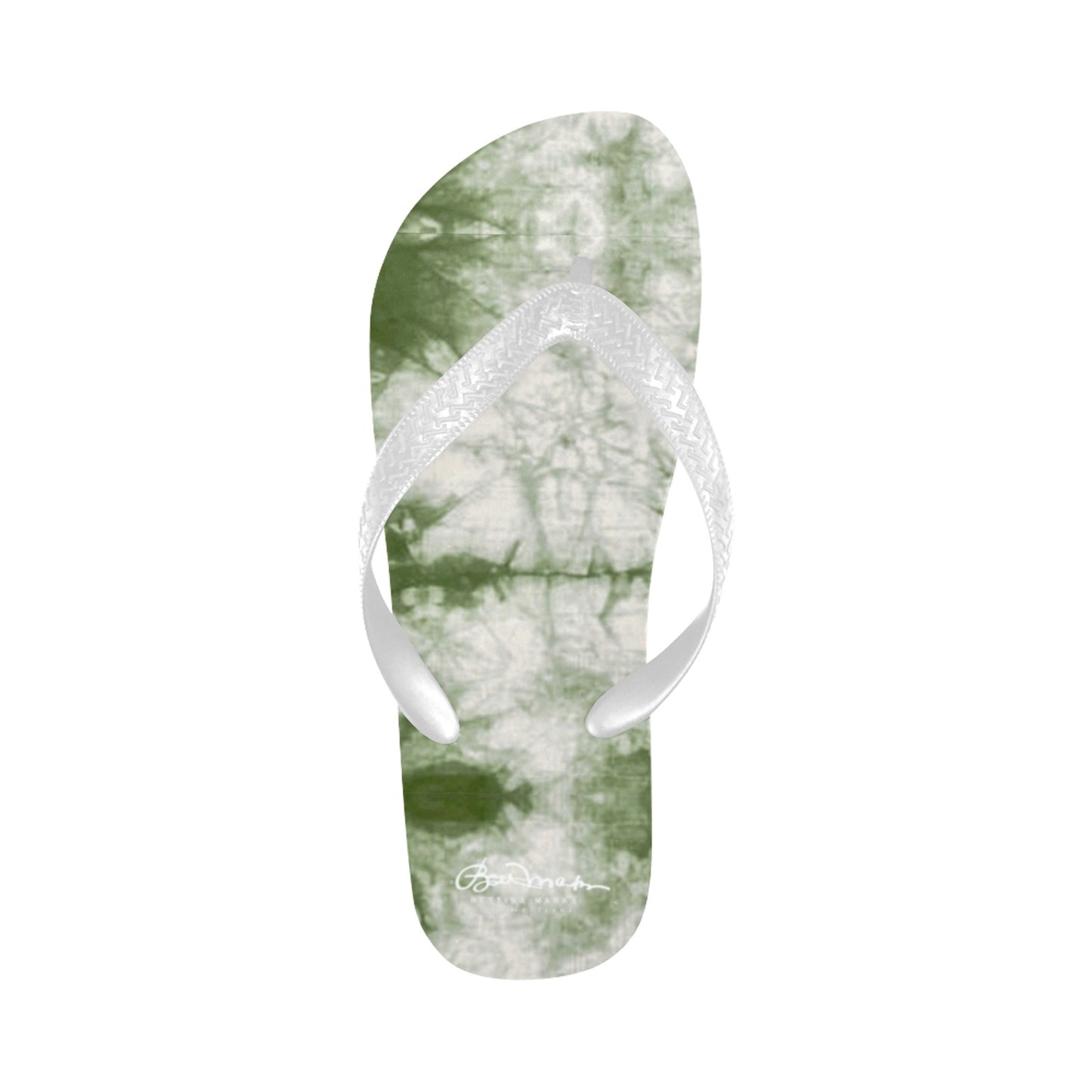 Sage Tie Dye Flip Flops for Men/Women