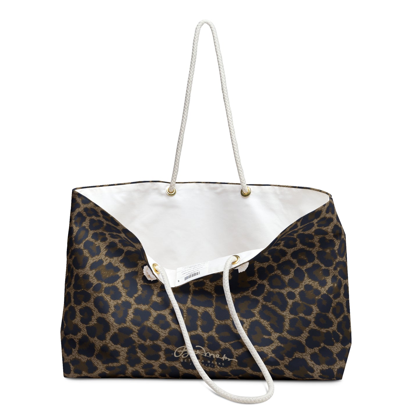Deep Leopard Weekender Bag