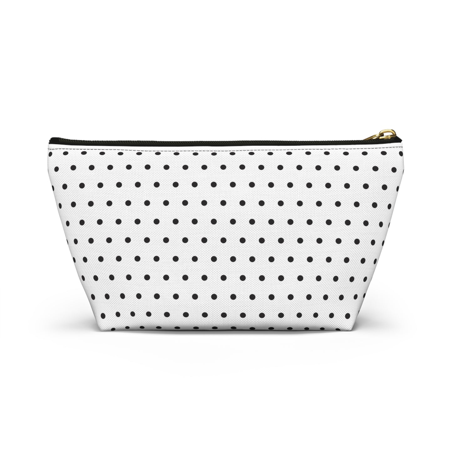 Poppy Seed Polka Dot Accessory Pouch w T-bottom