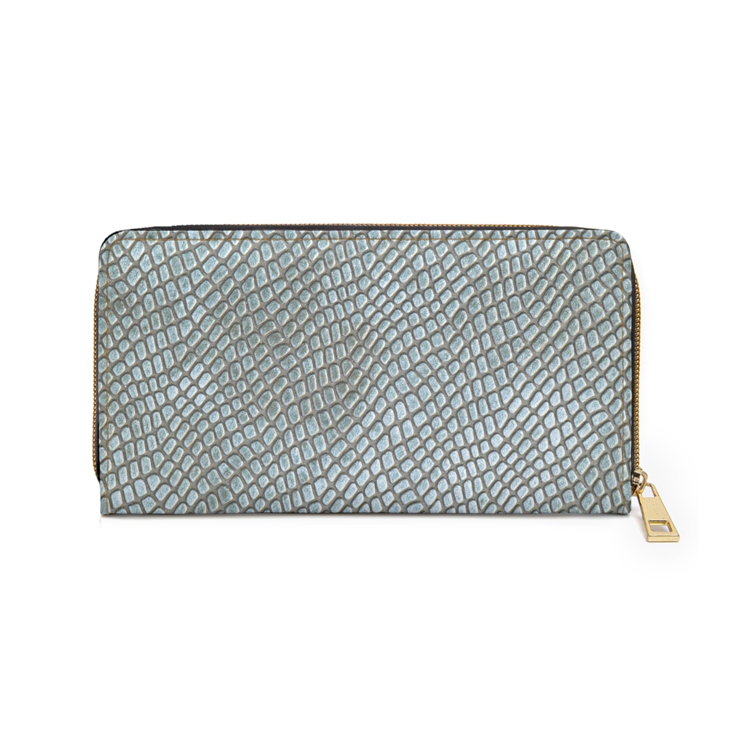 Faded Crocodile Zipper Wallet for Women - Chic and Functional Clutch