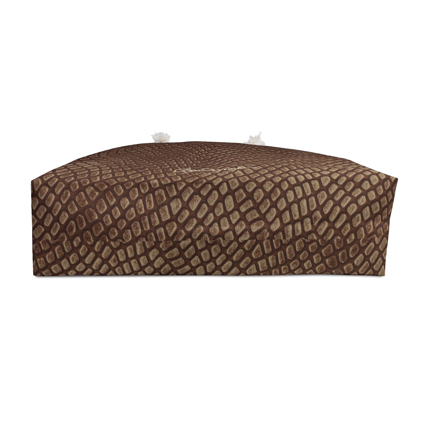 Mocha Crocodile Weekender Bag