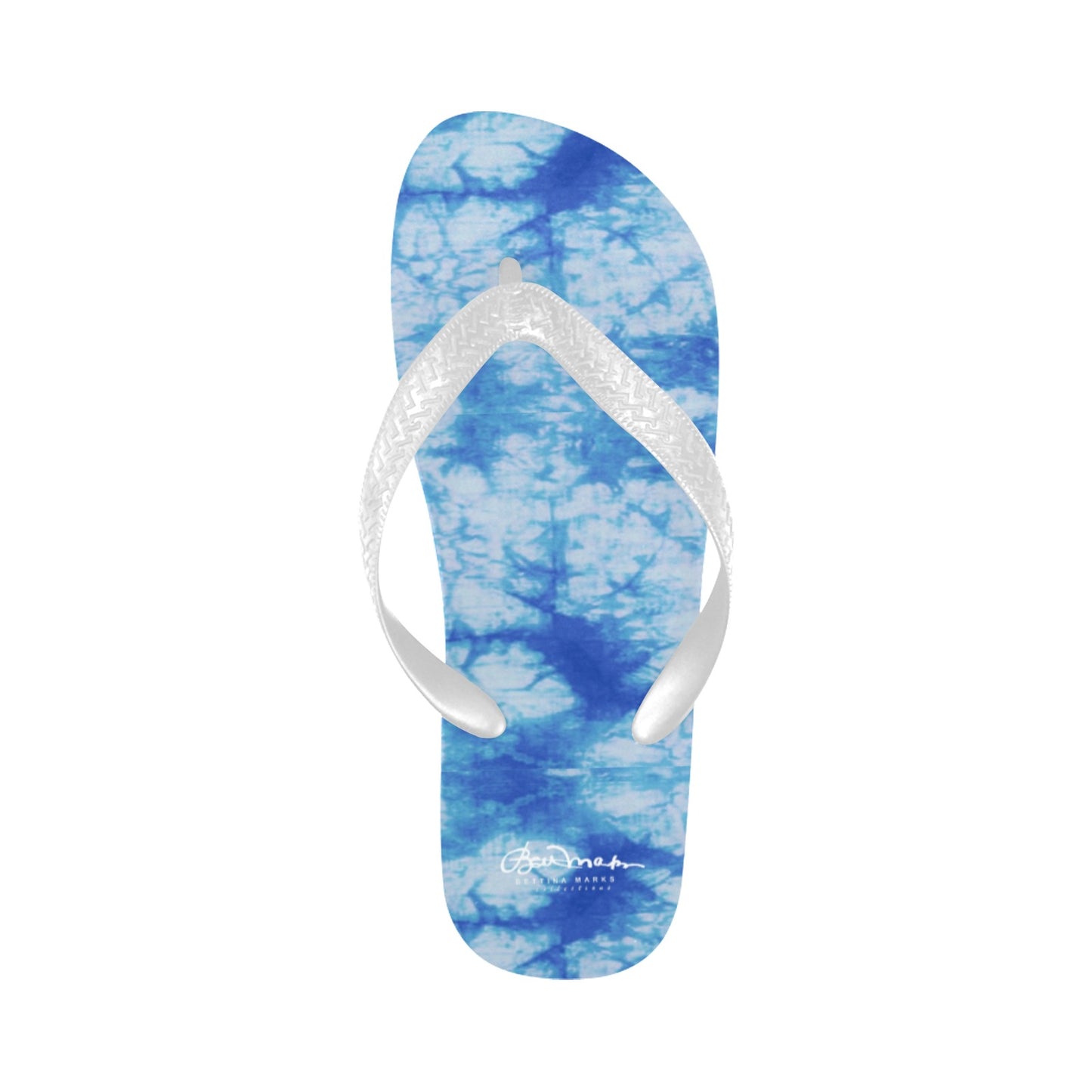 Blue Tie Dye Flip Flops for Men/Women