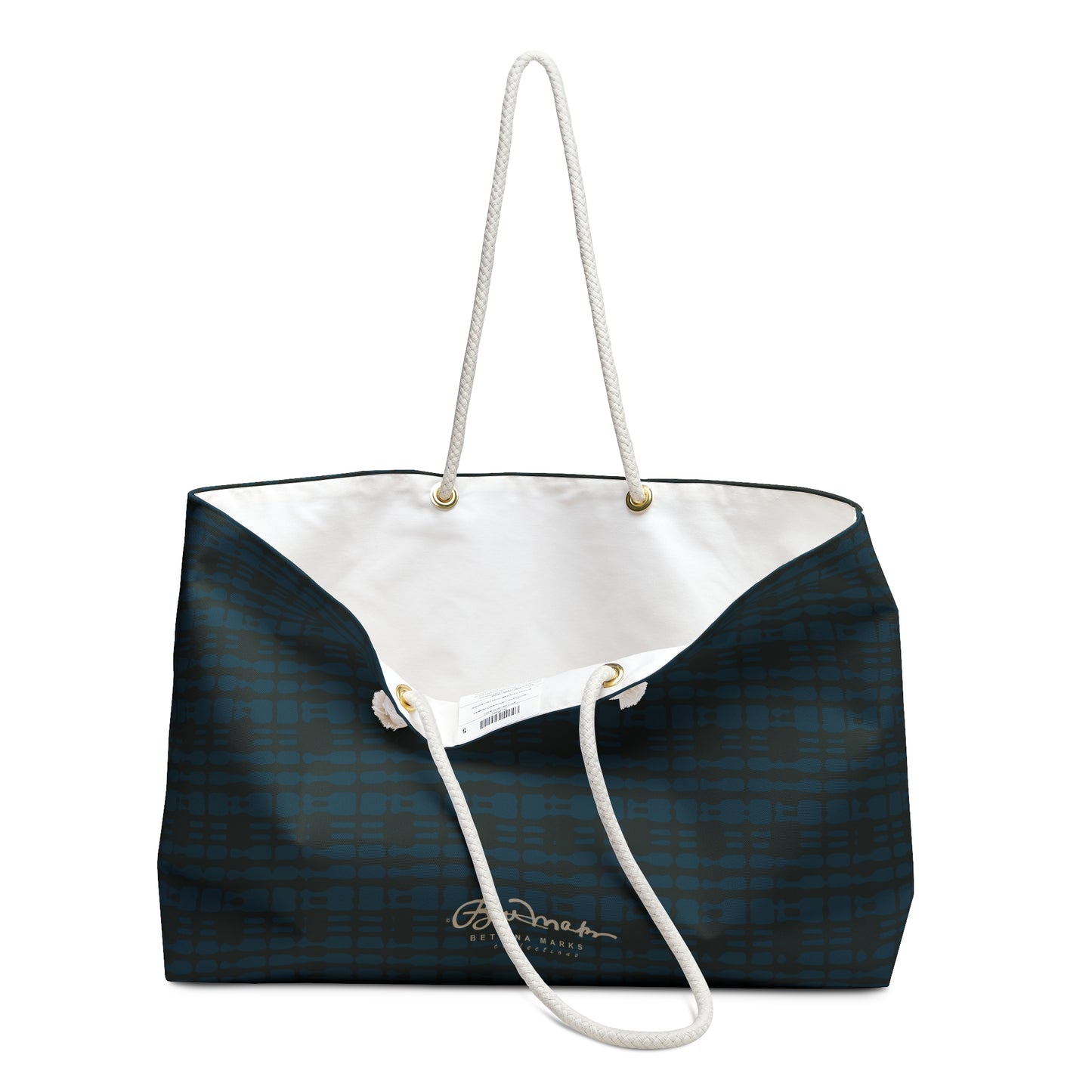 Twilight Teal Plaid Weekender Bag