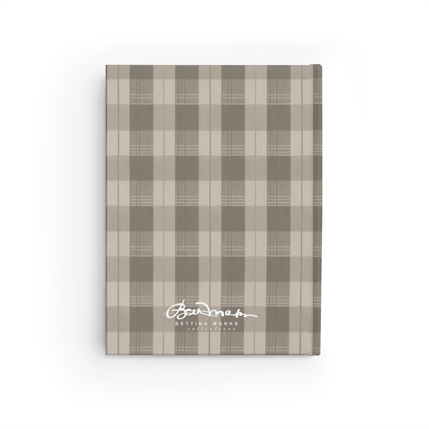 Cream Plaid Journal