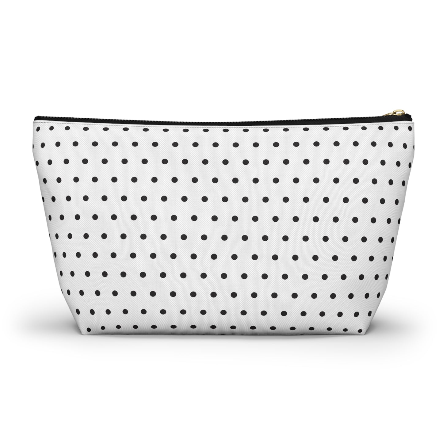 Poppy Seed Polka Dot Accessory Pouch w T-bottom