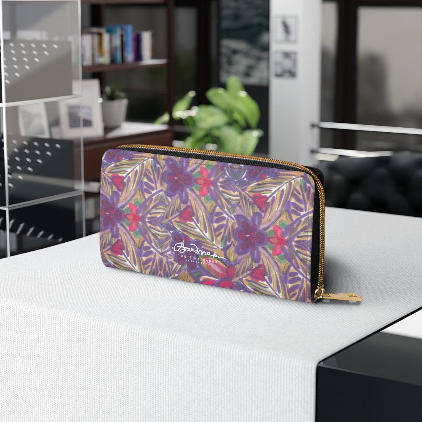 Seychelles Tropical Zipper Wallet