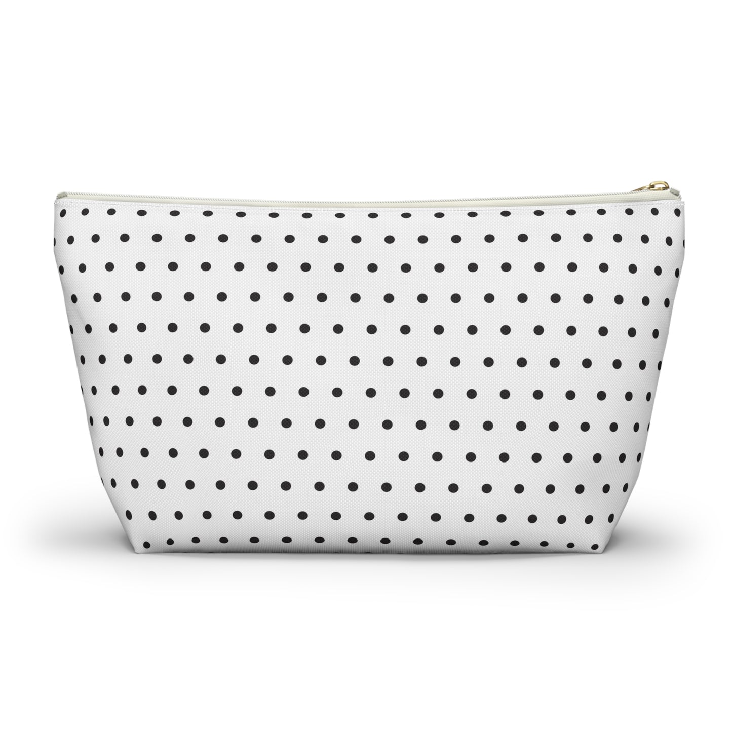 Poppy Seed Polka Dot Accessory Pouch w T-bottom