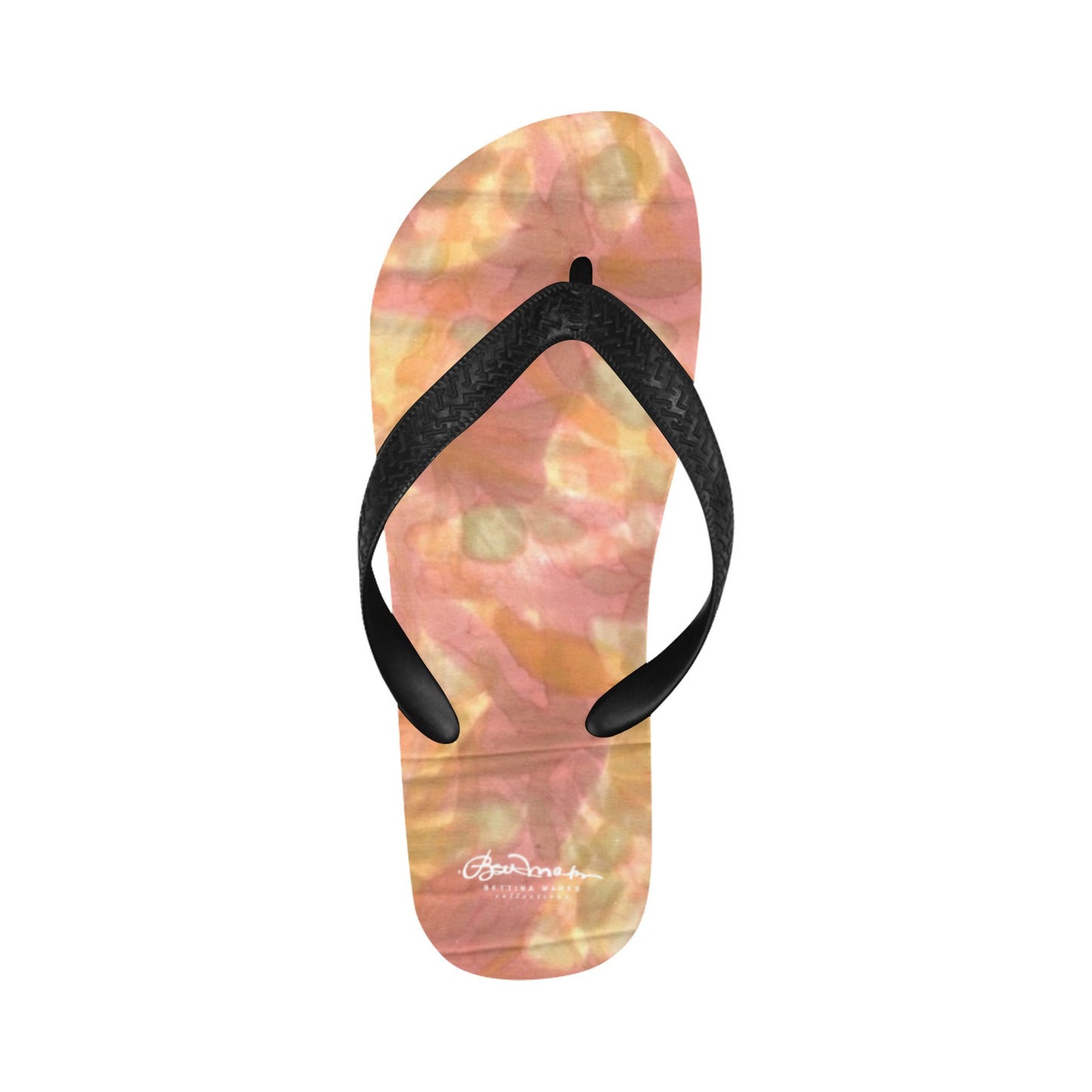 Watercolor Smudge Flip Flops for Men/Women