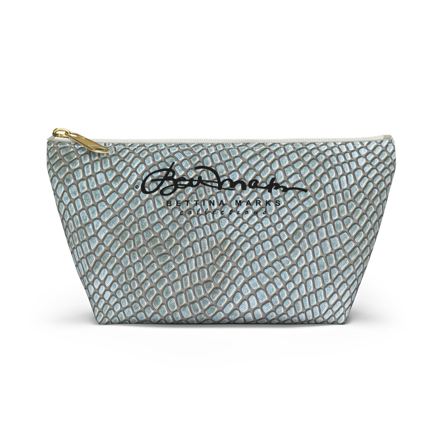 Faded Crocodile Accessory Pouch w T-bottom