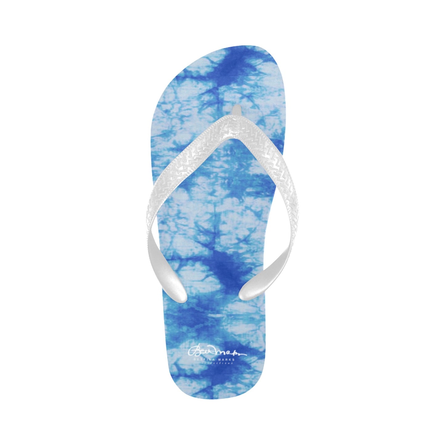Blue Tie Dye Flip Flops for Men/Women