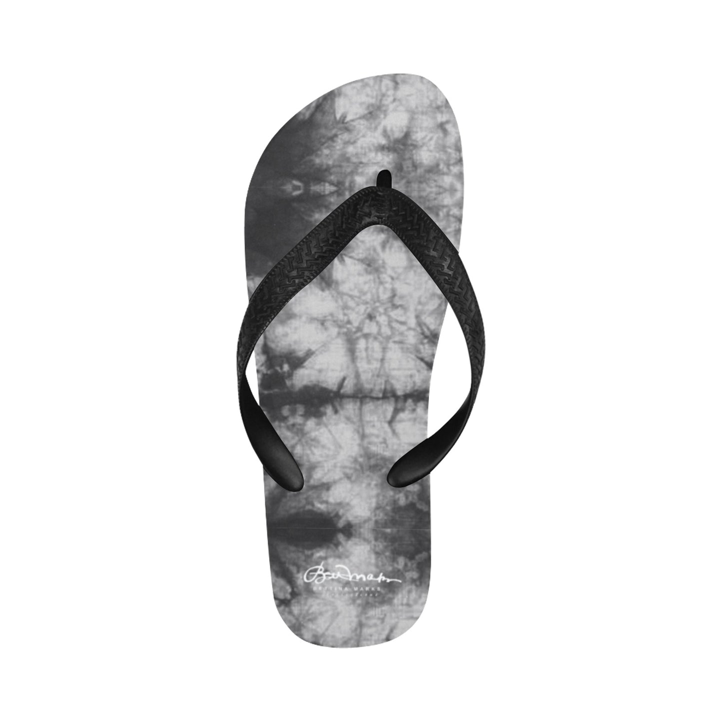 Grey Tie Dye Flip Flops for Men/Women