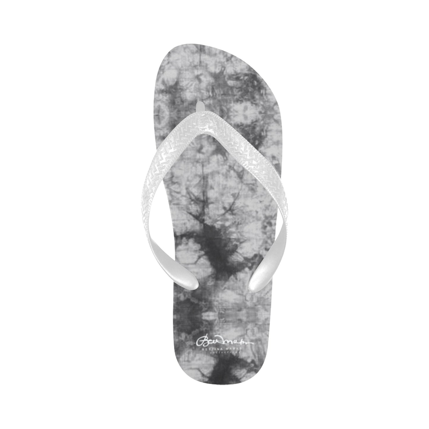 Grey Tie Dye Flip Flops for Men/Women