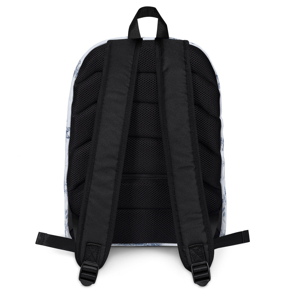 Toiles de Jouy Harmony Blue Backpack