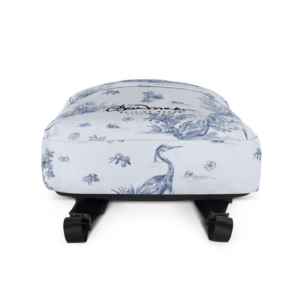 Toiles de Jouy Harmony Blue Backpack