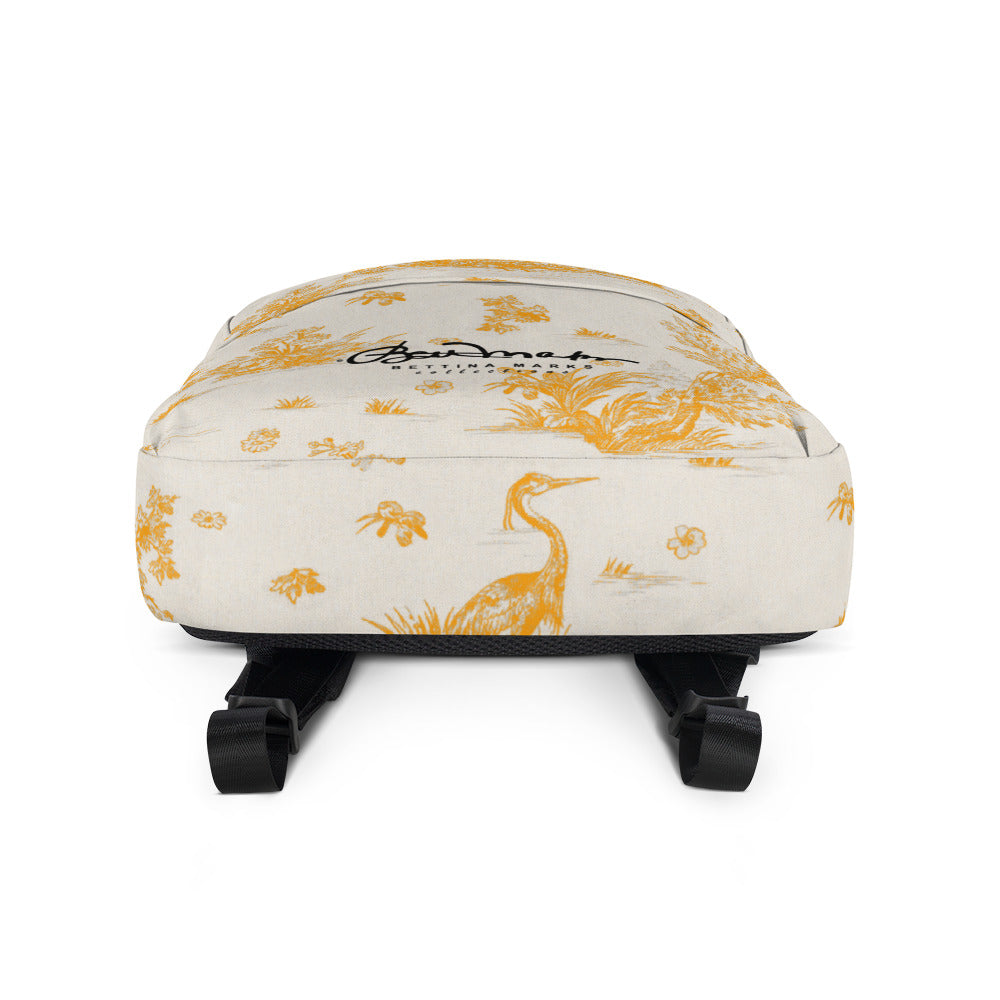 Toiles de Jouy Sacral Orange Backpack