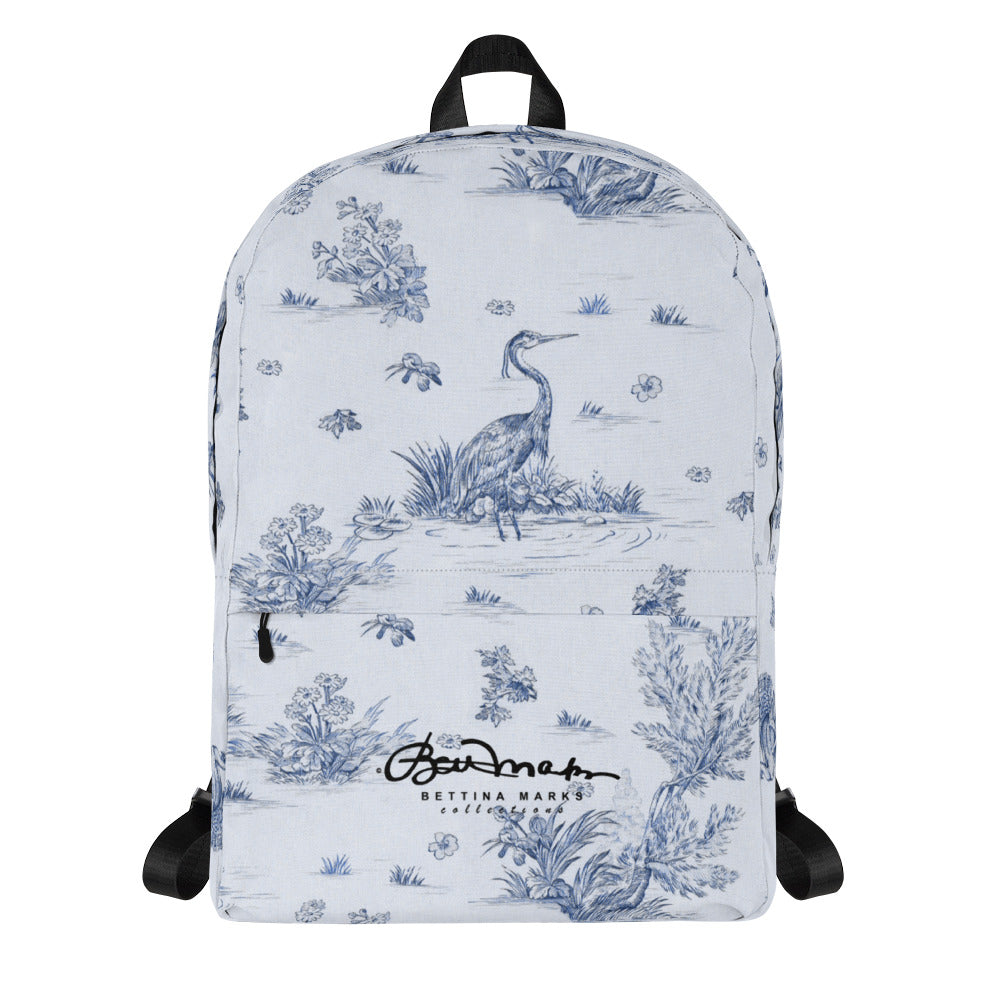 Toiles de Jouy Harmony Blue Backpack
