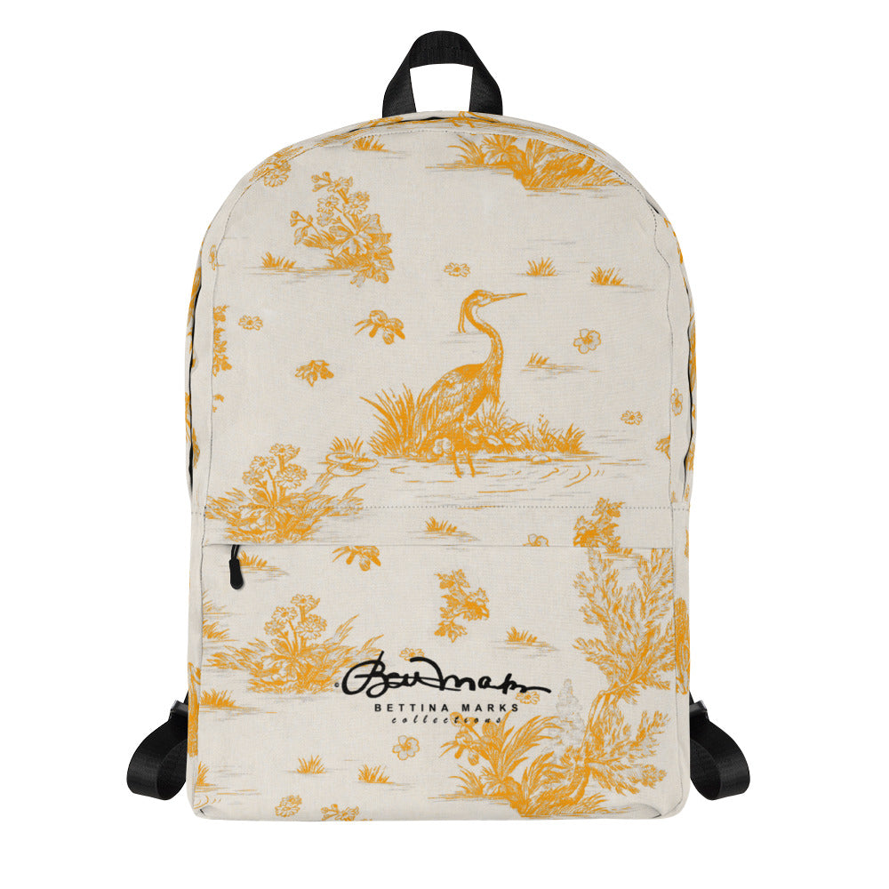 Toiles de Jouy Sacral Orange Backpack