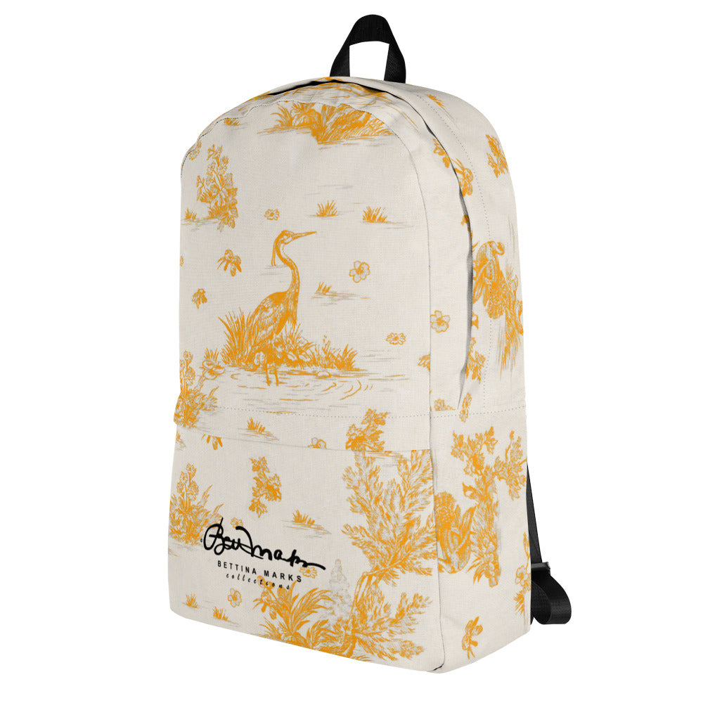 Toiles de Jouy Sacral Orange Backpack