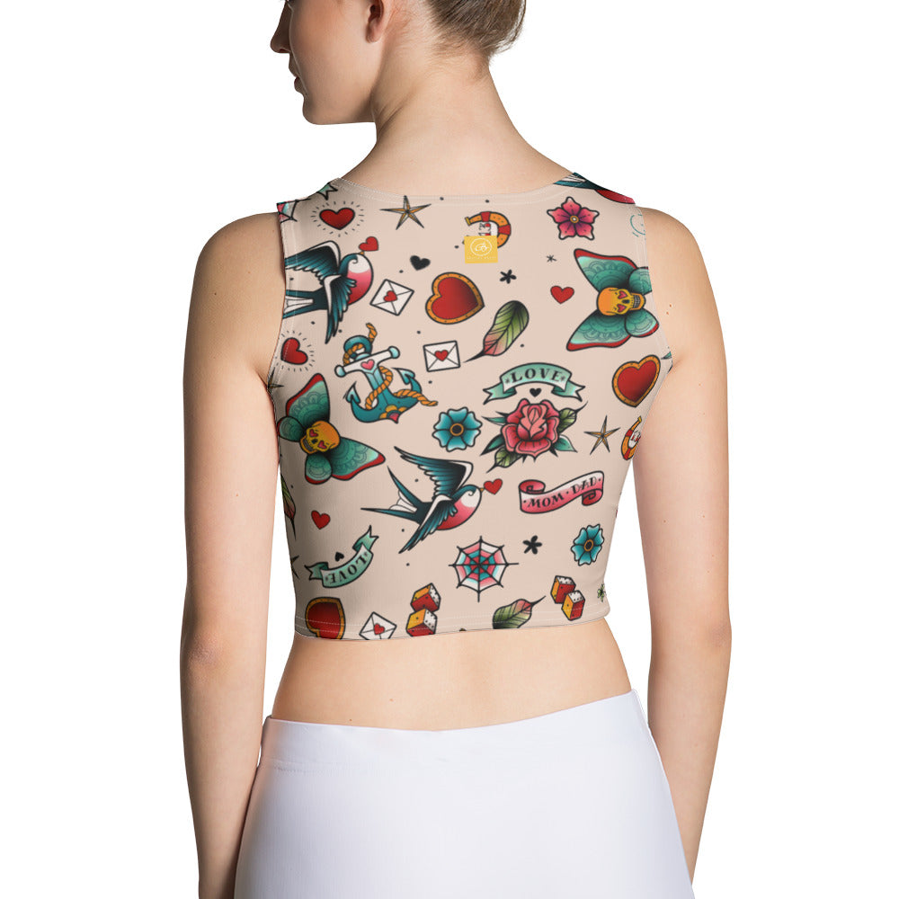 Tattooed Crop Top
