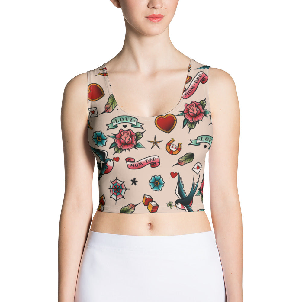 Tattooed Crop Top
