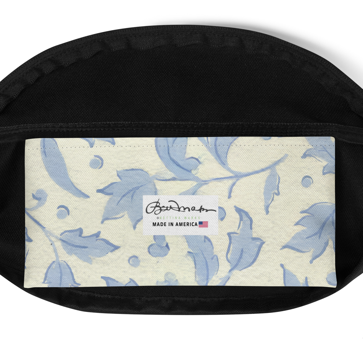 Chinoise Blue Florals Fanny Pack