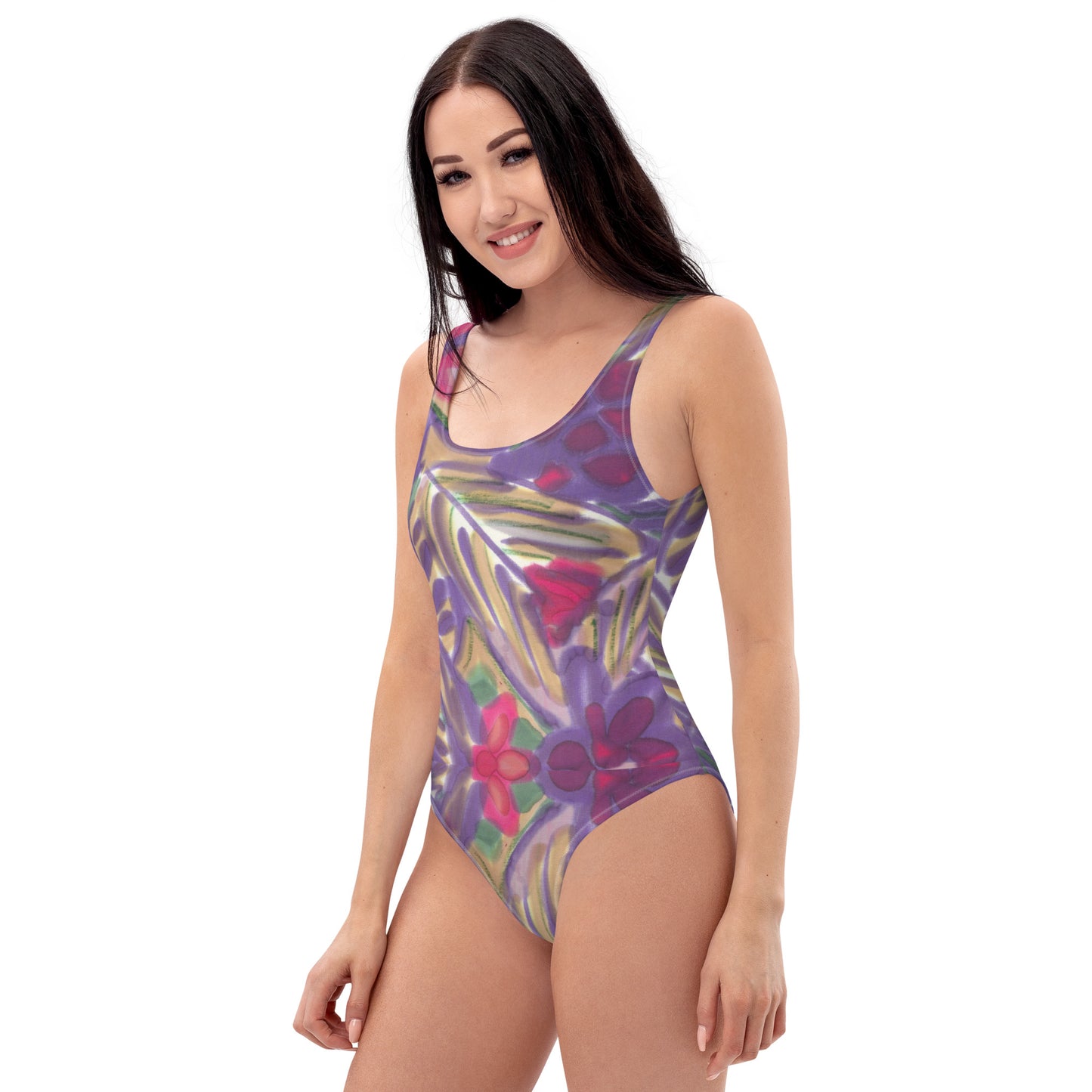 One-Piece Seychelles Tropical Swimsuit