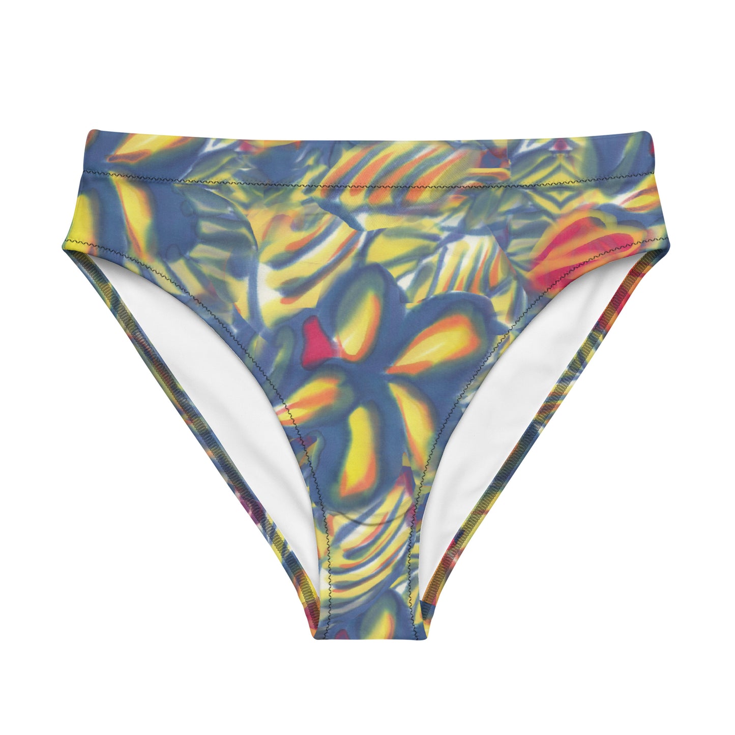 Bora Bora Tropical Recycled high-waisted bikini bathing suit bottom