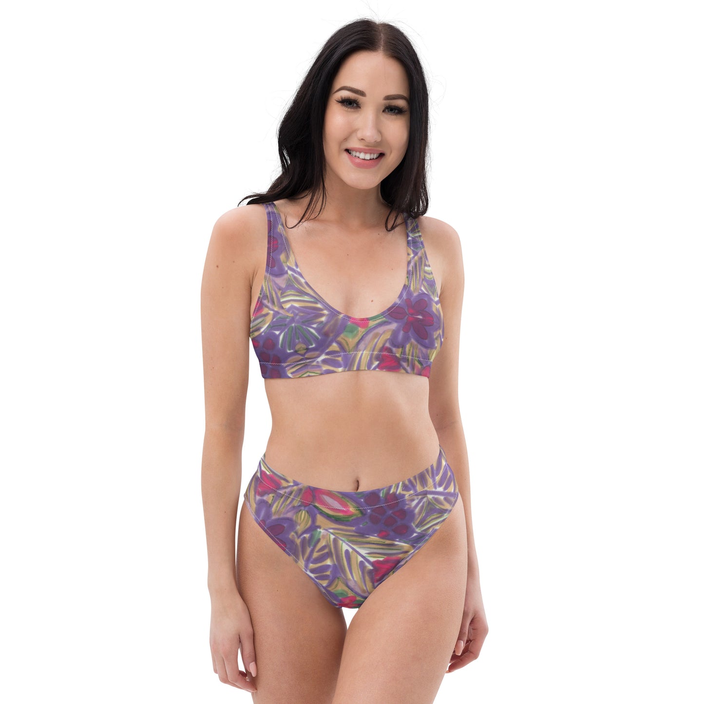 Seychelles Tropical Recycled high-waisted bikini