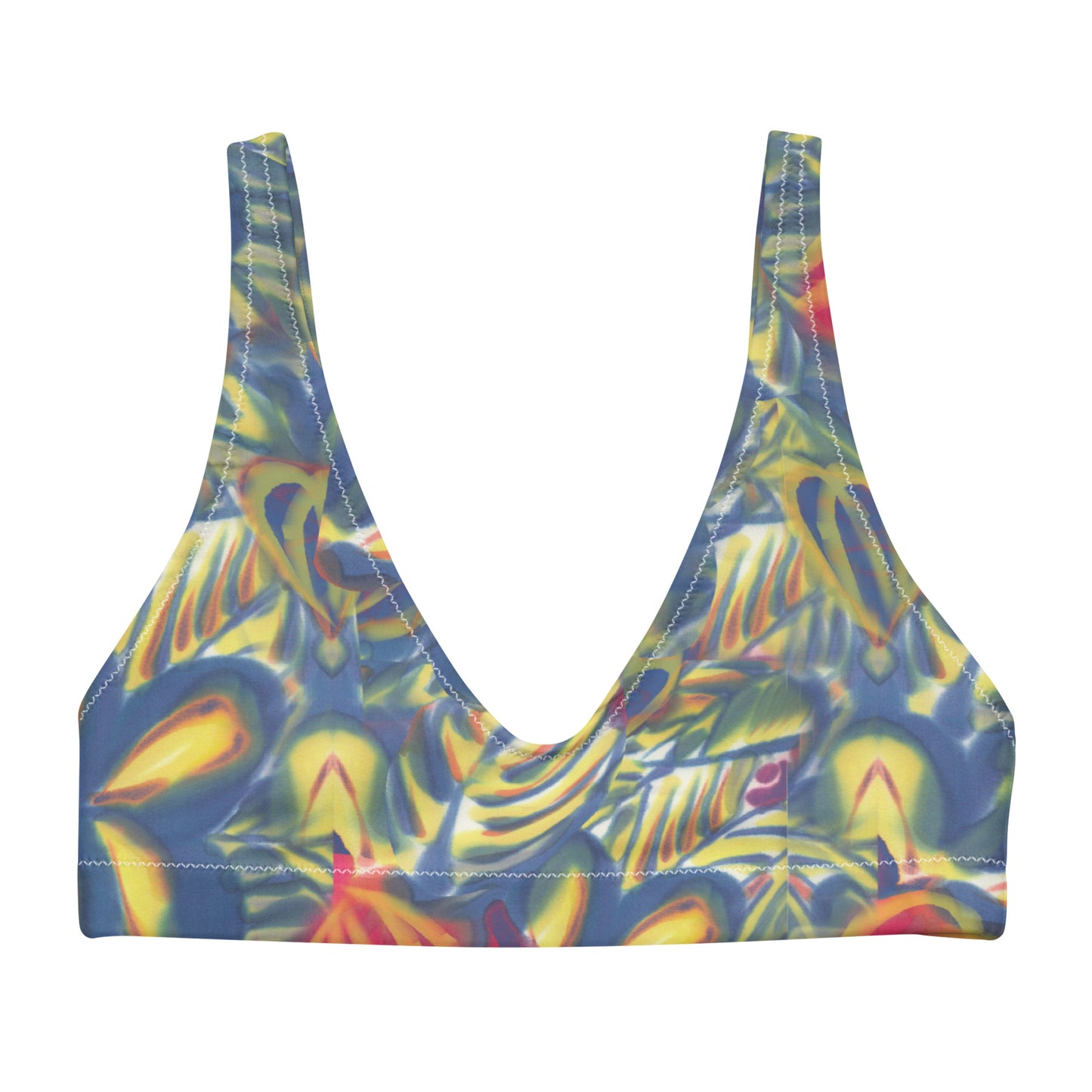 Bora Bora Tropical Recycled padded bikini bathing suit top