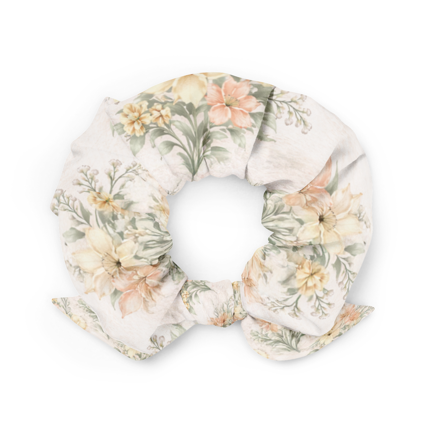 Ditsy Floral Recycled Scrunchie
