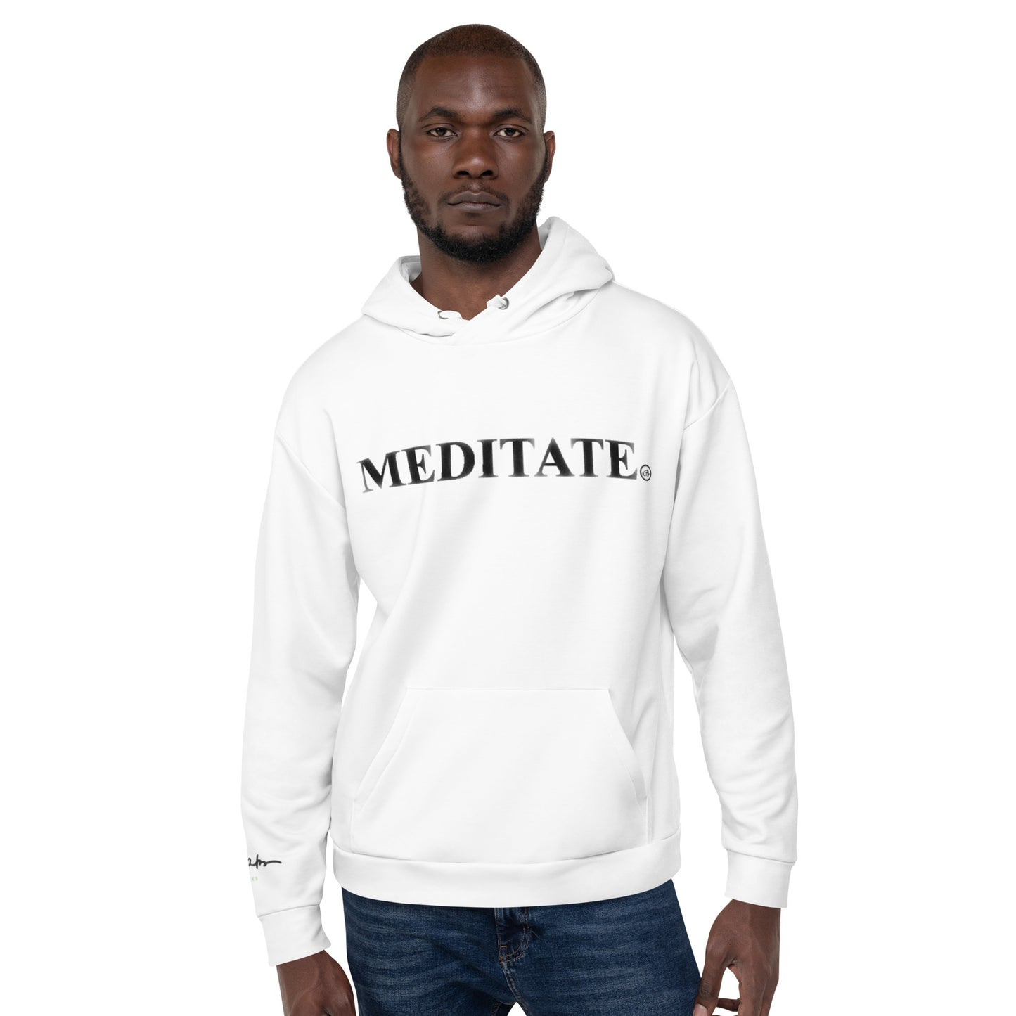 Recycled Unisex Hoodie - Meditate
