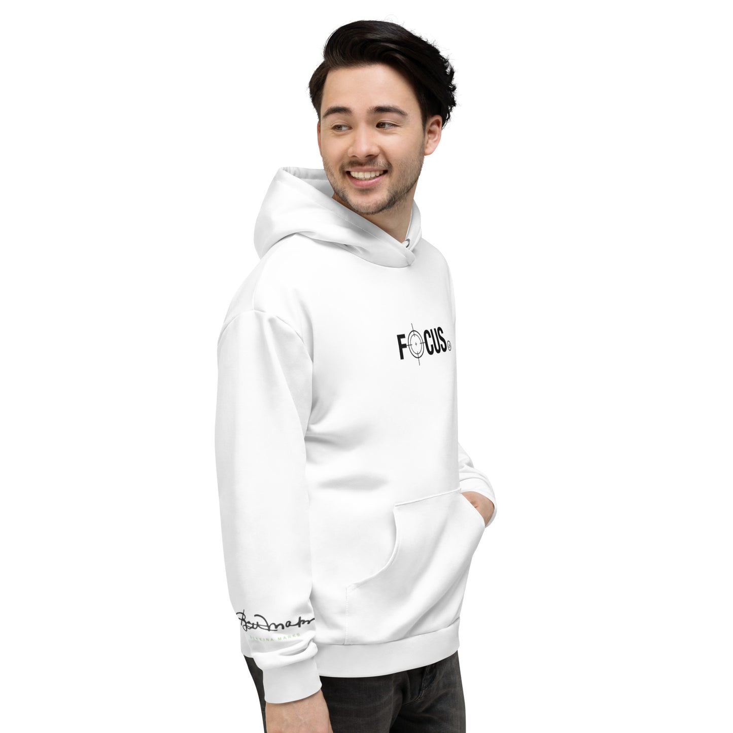 Recycled Unisex Hoodie - Focus